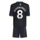 Maillot de foot Manchester United Bruno Fernandes #8 Troisième vêtements enfant 2025-26 Manches Courtes (+ pantalon court)